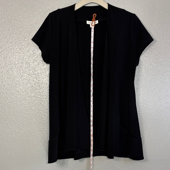 Coldwater Creek Black Open Front Cardigan - Picture 3 of 5